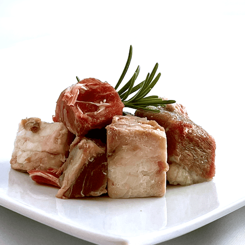Wildfleisch Würfel durchwachsen